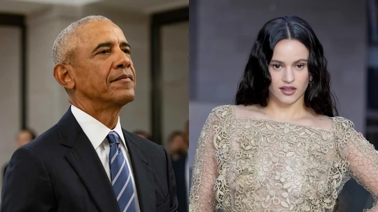 Fotomontaje de Barack Obama y Rosalía. Fotomontaje de Barack Obama y Rosalía.