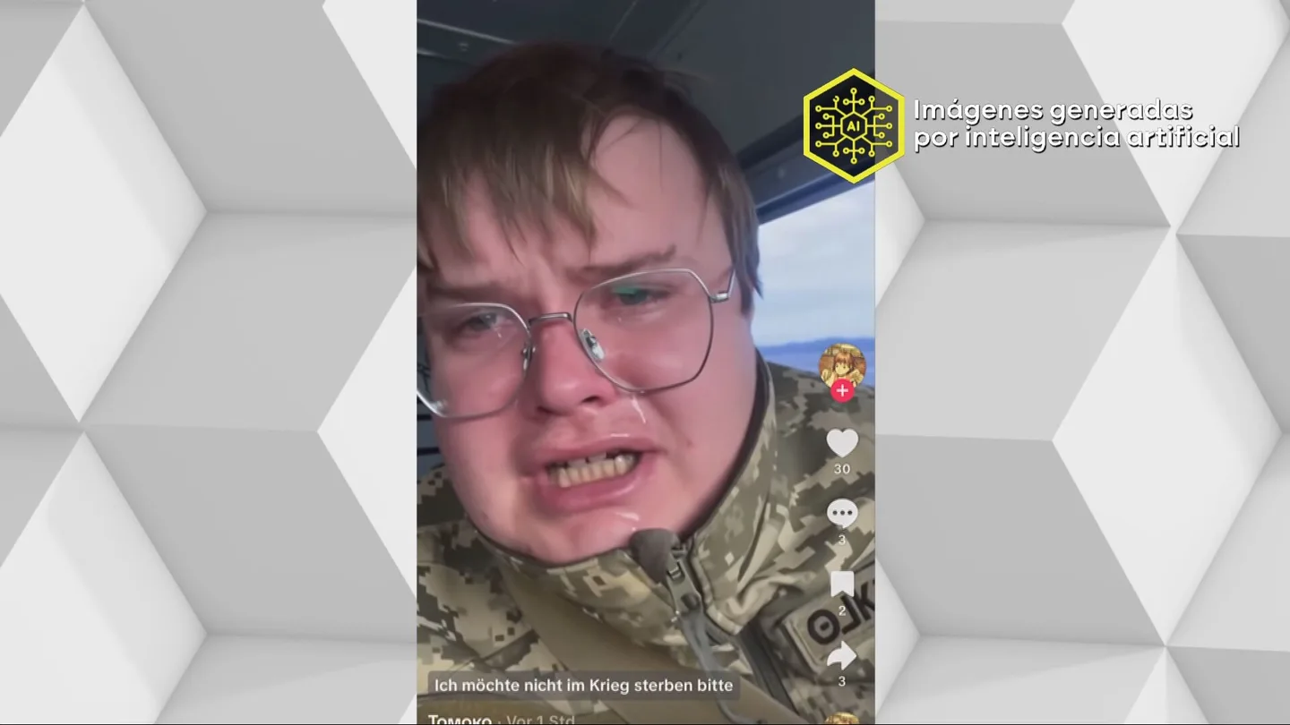 Imágenes creadas por inteligencia artificial de un soldado ucraniano abatido ante la ofensiva rusa. Imágenes creadas por inteligencia artificial de un soldado ucraniano abatido ante la ofensiva rusa.