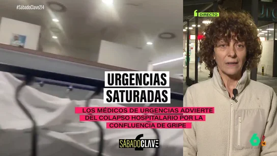 Una enfermera del Hospital La Paz, sobre el colapso en urgencias por la gripe: "Faltan manos todo el año, no solamente ahora" Una enfermera del Hospital La Paz, sobre el colapso en urgencias por la gripe: "Faltan manos todo el año, no solamente ahora"