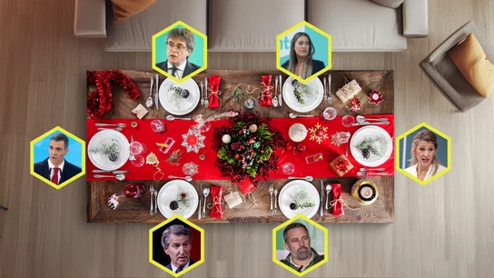 La cena de Navidad más política: así sería el encuentro entre todas las principales figuras en una misma mesa. La cena de Navidad más política: así sería el encuentro entre todas las principales figuras en una misma mesa.