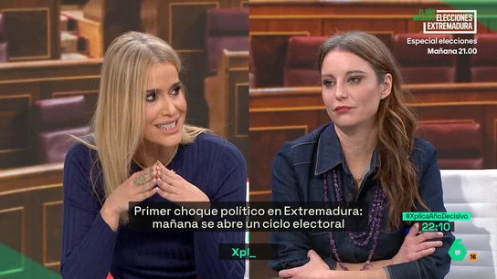 Afra Blanca, "alucinada" con Guardiola: "Hay una candidata que ha mentido a la jeta de los votantes" Afra Blanca, "alucinada" con Guardiola: "Hay una candidata que ha mentido a la jeta de los votantes"