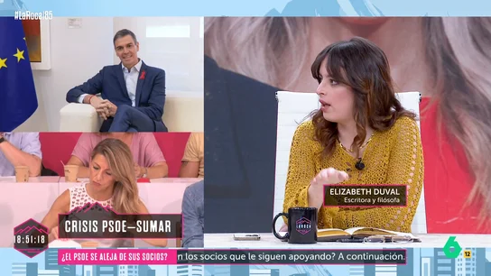 Elisabeth Duval: "Poco desleal ha sido Yolanda Díaz para la situación que tiene el Partido Socialista" Elisabeth Duval: "Poco desleal ha sido Yolanda Díaz para la situación que tiene el Partido Socialista"