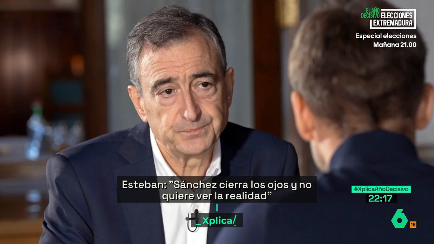 "Sánchez no tiene una mayoría y parece que le da igual": el mensaje de Aitor Esteban sobre el futuro del Gobierno "Sánchez no tiene una mayoría y parece que le da igual": el mensaje de Aitor Esteban sobre el futuro del Gobierno