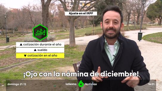 La n&oacute;mina de diciembre no siempre es igual: as&iacute; afecta la regularizaci&oacute;n de IRPF en tu sueldo