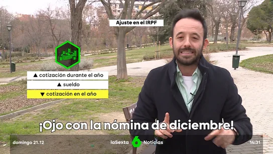 La nómina de diciembre no siempre es igual: así afecta la regularización de IRPF en tu sueldo La nómina de diciembre no siempre es igual: así afecta la regularización de IRPF en tu sueldo