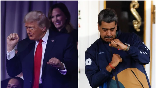 Trump y Maduro, bailando Trump y Maduro, bailando