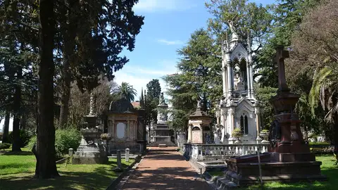 Cementerio Viejo, foto tomada desde la puerta de entrada Cementerio Viejo, foto tomada desde la puerta de entrada