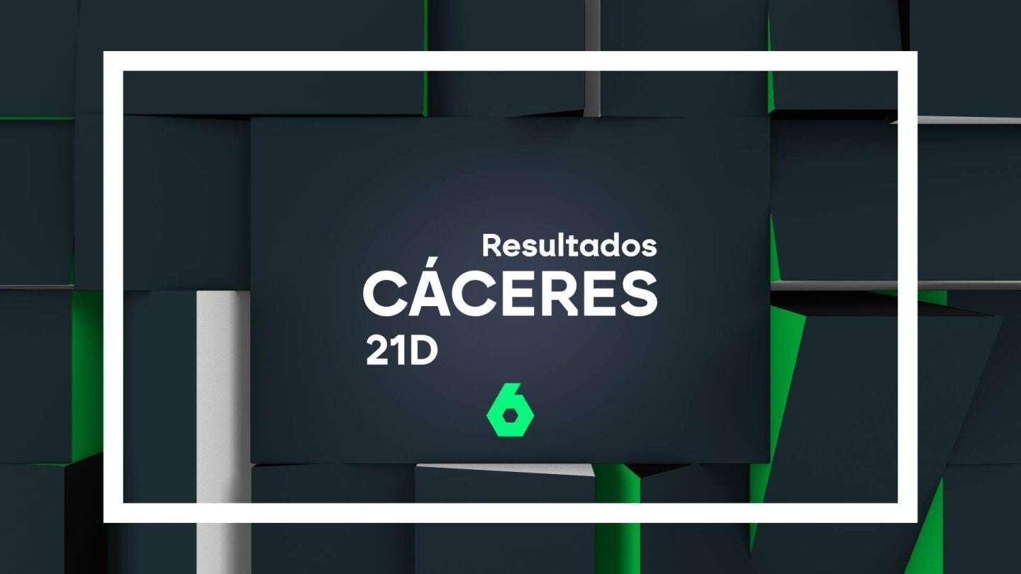 Resultado de las elecciones de Extremadura en C&aacute;ceres - 21D 2025