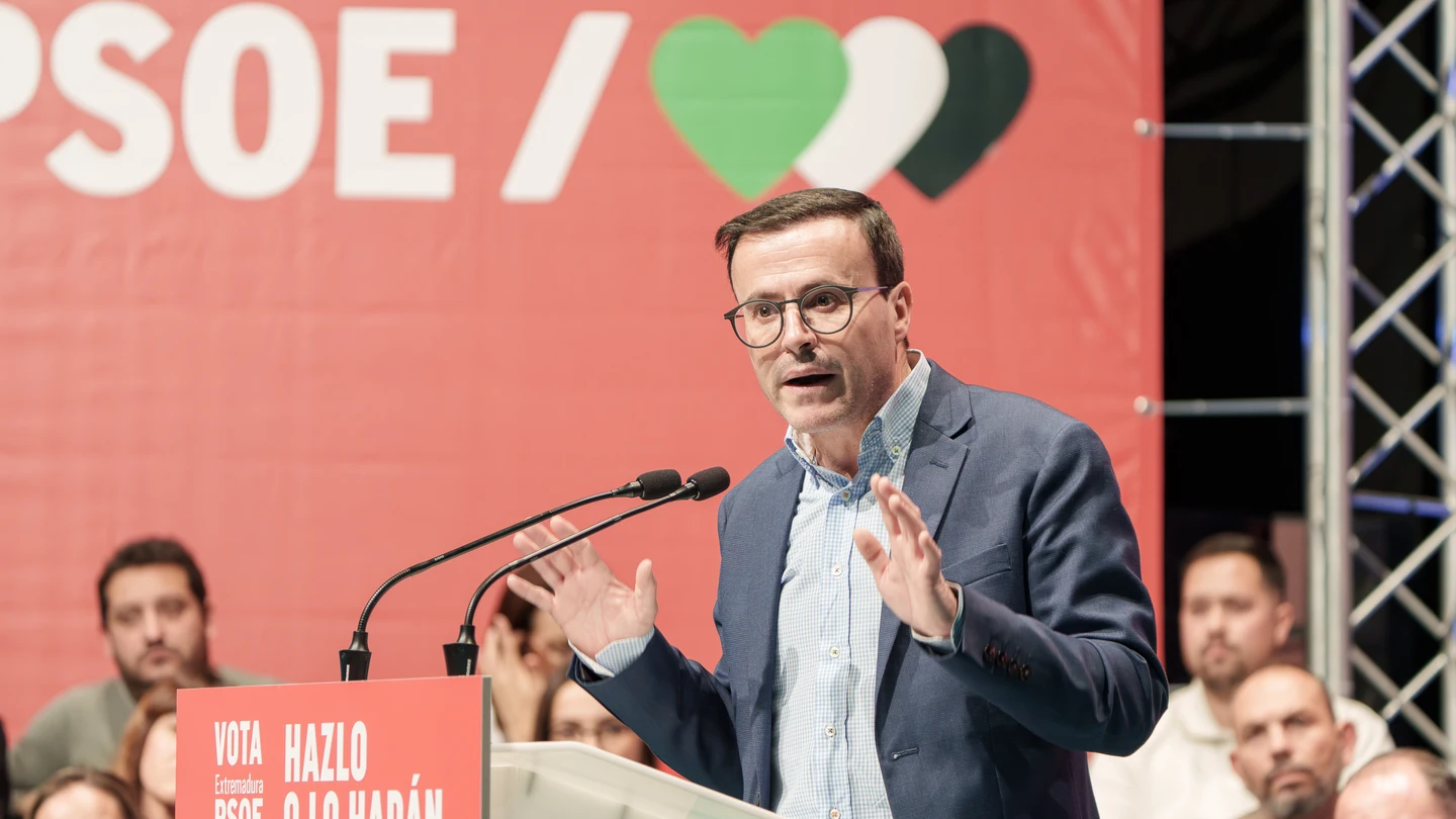 Miguel Ángel Gallardo, candidato socialista en las elecciones extremeñas Miguel Ángel Gallardo, candidato socialista en las elecciones extremeñas