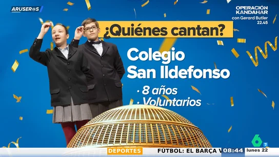 Arús: cómo se elige a los niños de San Ildefonso Arús: cómo se elige a los niños de San Ildefonso