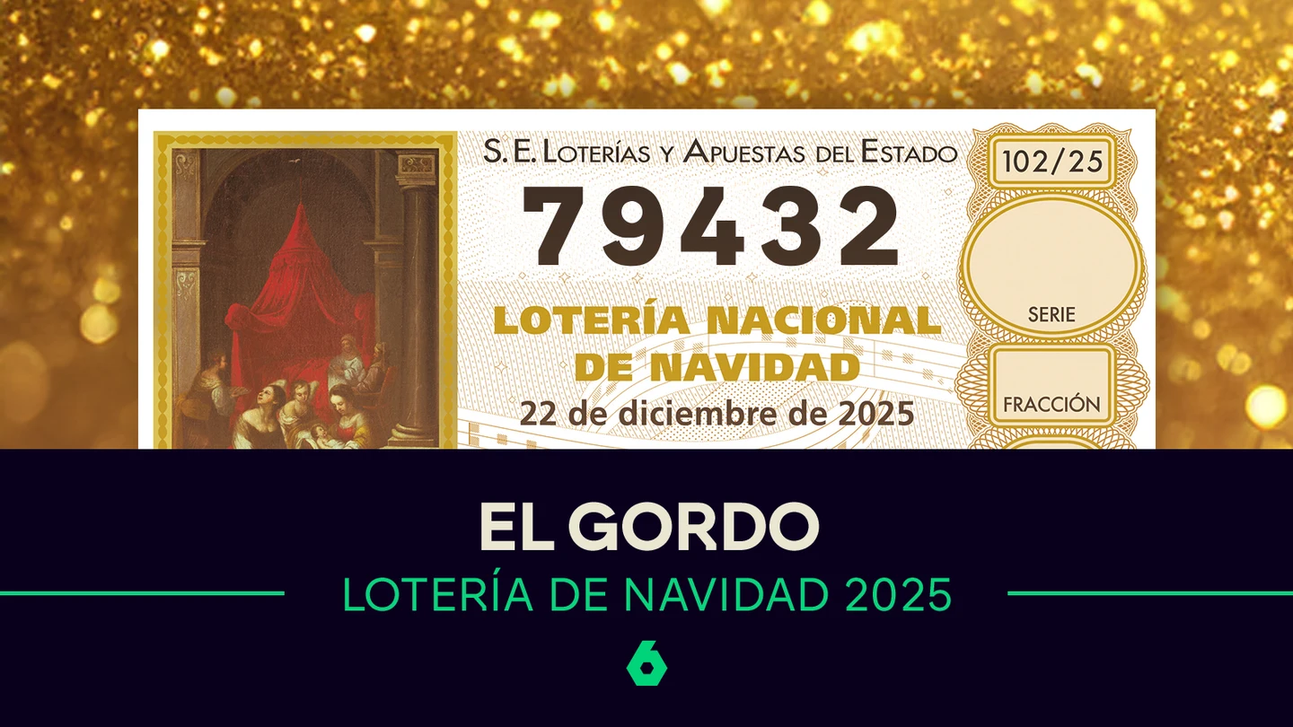 El Gordo de la Lotería de Navidad 2025 se va para el 79432 El Gordo de la Lotería de Navidad 2025 se va para el 79432