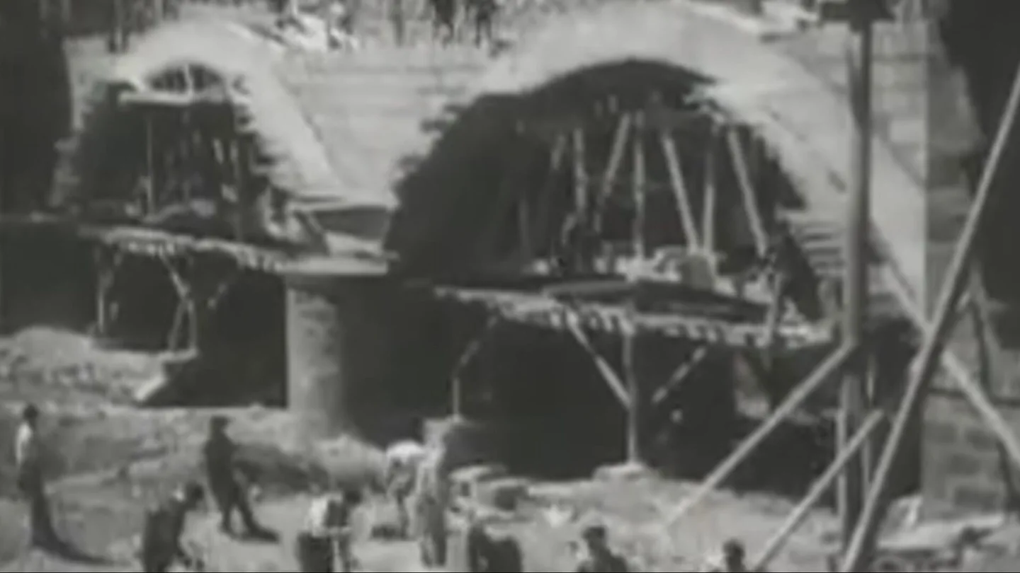 Imagen de archivo de presos políticos y de guerra durante los trabajos forzosos del franquismo Imagen de archivo de presos políticos y de guerra durante los trabajos forzosos del franquismo
