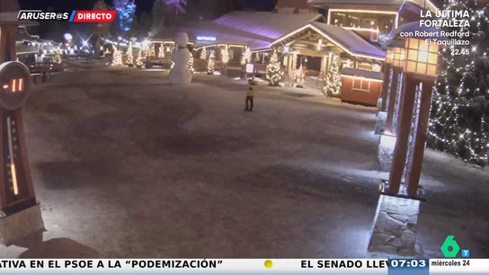 Aruser@s conecta en directo con la casa de Papá Noel en Laponia: "En cuestión de horas llegará cargado de regalos" Aruser@s conecta en directo con la casa de Papá Noel en Laponia: "En cuestión de horas llegará cargado de regalos"