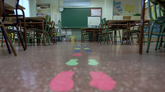 Imagen de archivo de un aula de Infantil de un colegio de la Comunidad de Madrid Imagen de archivo de un aula de Infantil de un colegio de la Comunidad de Madrid