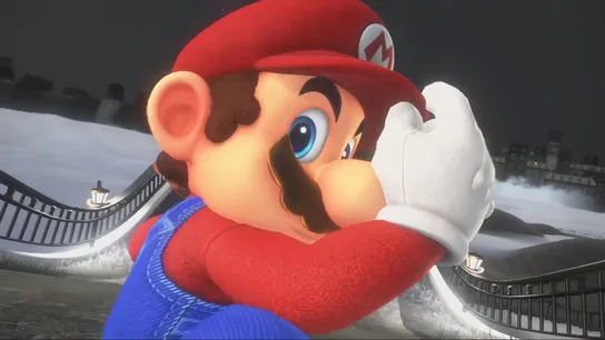 Imagen de Mario Bros en un videojuego Imagen de Mario Bros en un videojuego