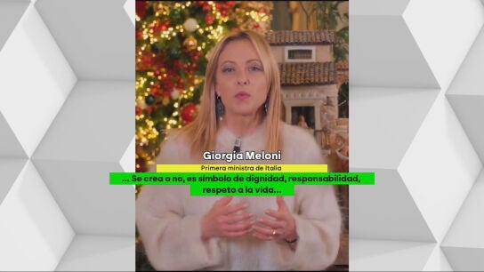Meloni aprovecha su mensaje para unir Navidad y maternidad en una Italia donde abortar es ya casi imposible