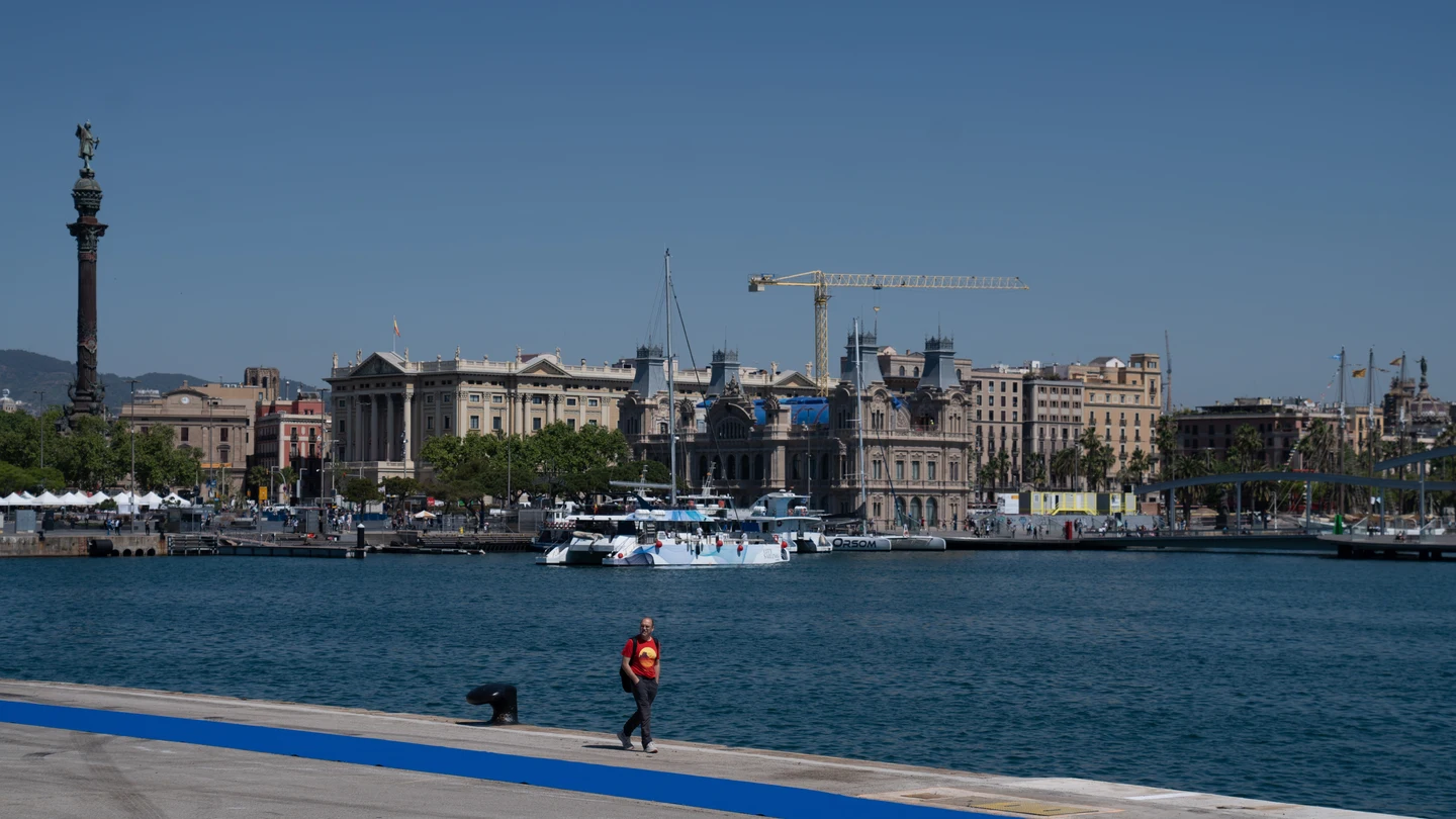 Vista del Port Vell en Barcelona, en una imagen de archivo. Vista del Port Vell en Barcelona, en una imagen de archivo.