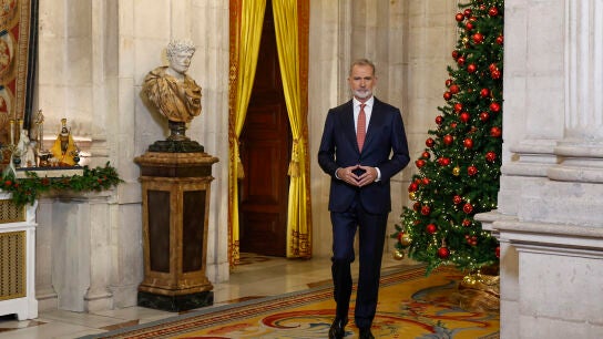 El rey Felipe VI pronuncia el tradicional mensaje de Nochebuena