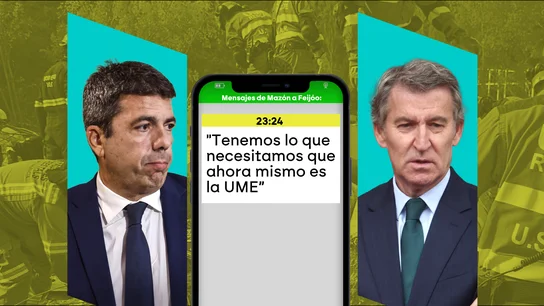 Carlos Mazón y Alberto Núñez Feijóo. Carlos Mazón y Alberto Núñez Feijóo.