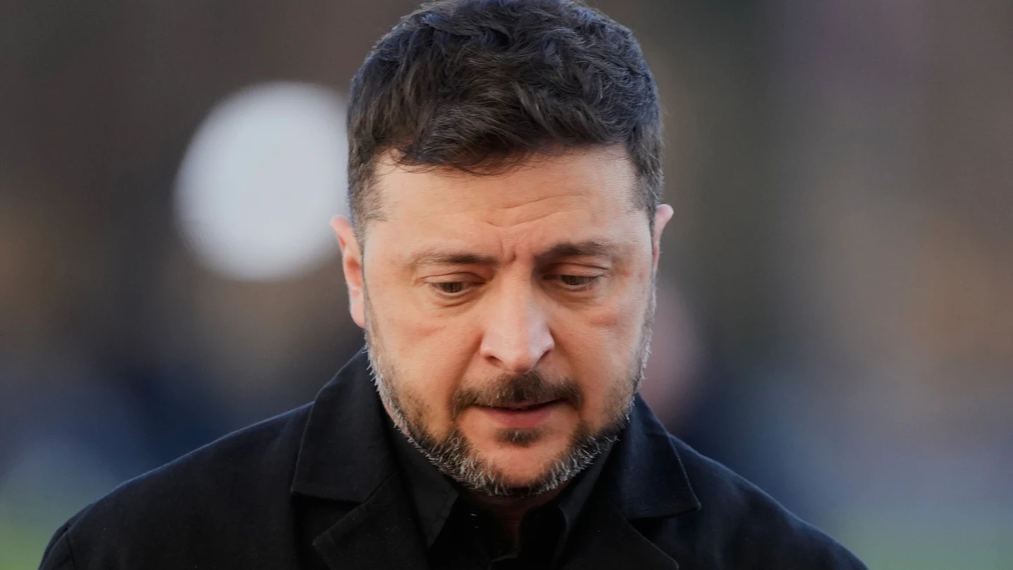 El presidente de Ucrania, Volodimir Zelenski. El presidente de Ucrania, Volodimir Zelenski.