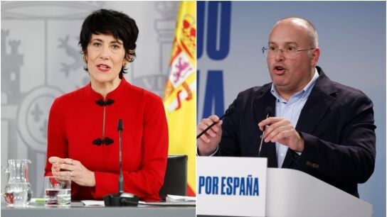 Elma Saiz y Miguel Tellado