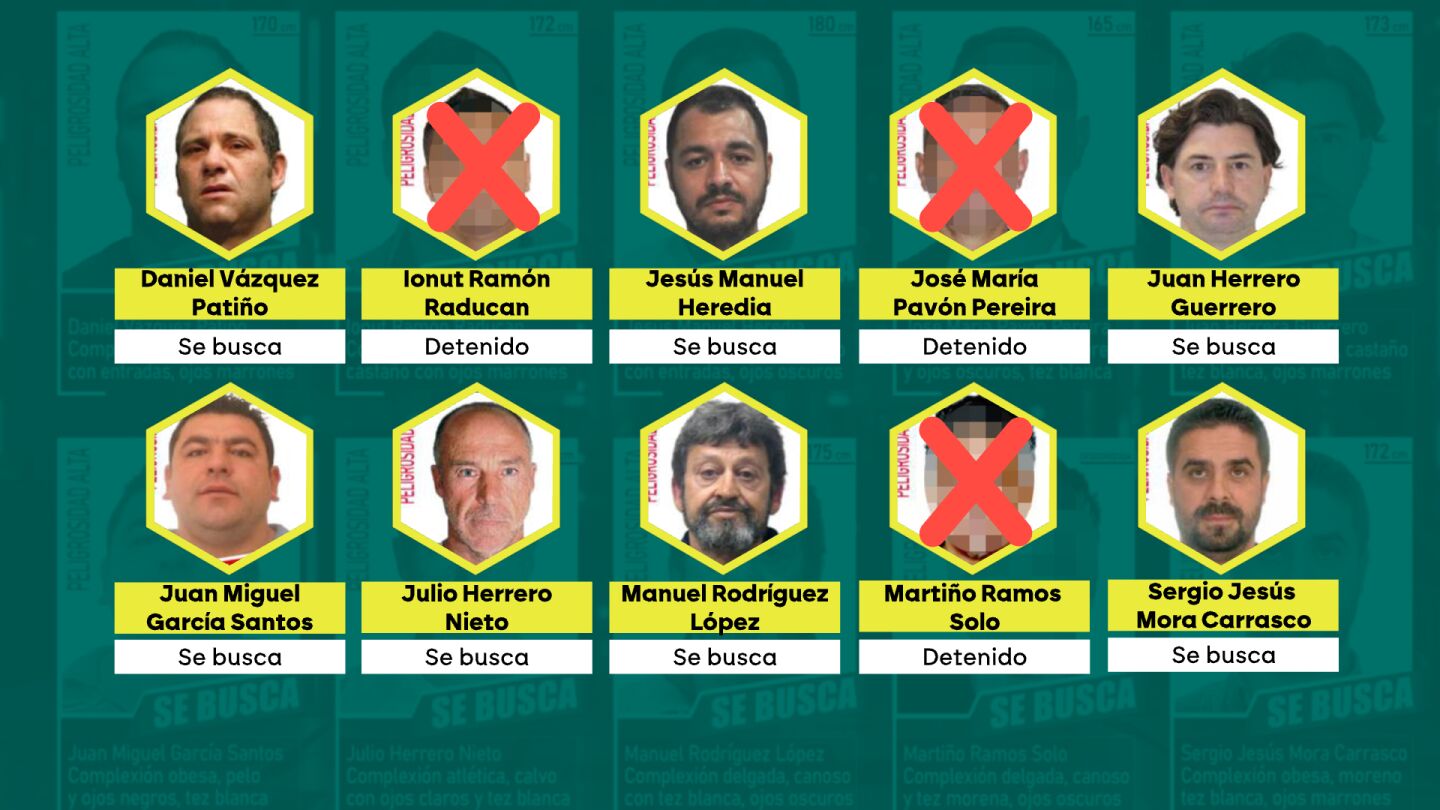 Detenido en Cartaya (Huelva) uno de los fugitivos incluidos en la lista de 'Los 10 más buscados' de la Policía Nacional