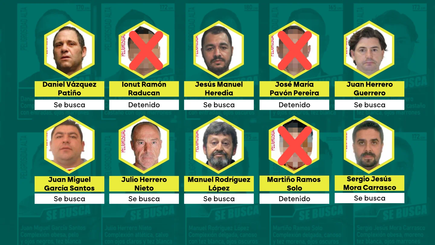 Detenido en Cartaya (Huelva) uno de los fugitivos incluidos en la lista de 'Los 10 más buscados' de la Policía Nacional Detenido en Cartaya (Huelva) uno de los fugitivos incluidos en la lista de 'Los 10 más buscados' de la Policía Nacional