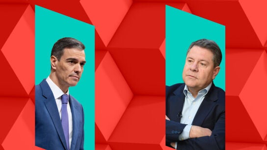 Pedro S&aacute;nchez y Emiliano Garc&iacute;a-Page. 