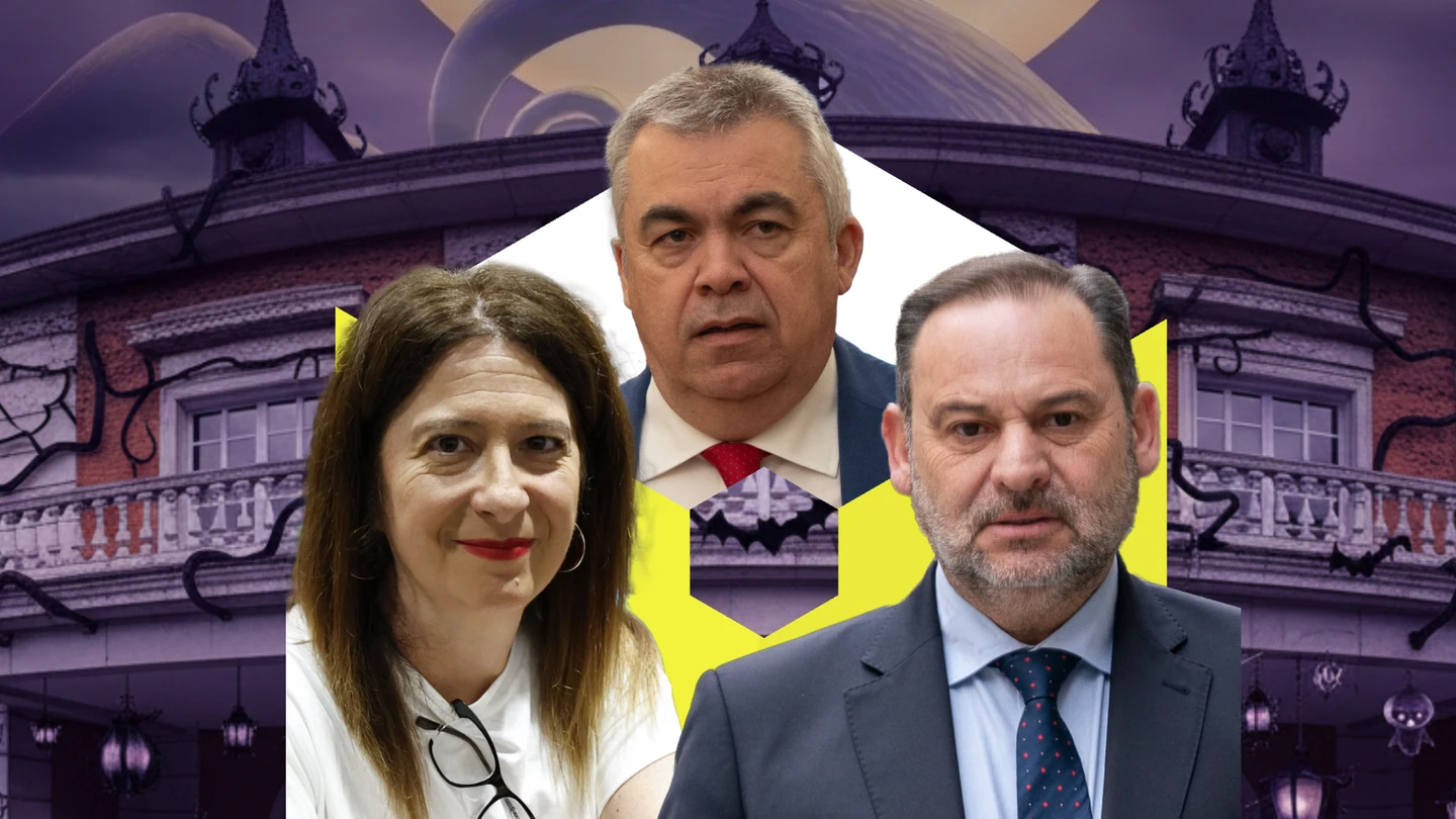 Leire Díez, Santos Cerdán y José Luis Ábalos Leire Díez, Santos Cerdán y José Luis Ábalos