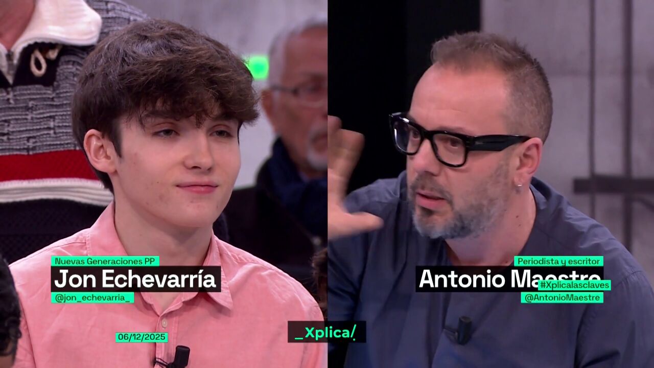 Antonio Maestre, a un joven del PP que equipara a Franco con el comunismo:  "No sabes lo que es la dictadura del proletariado, no nombres un concepto  que no conoces"