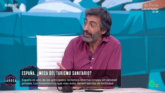 La crítica de Juan del Val sobre el turismo sanitario en España: "No es por patriotismo, pero te operas en tu país" La crítica de Juan del Val sobre el turismo sanitario en España: "No es por patriotismo, pero te operas en tu país"