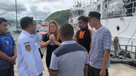 Fotografía cedida por el Equipo de Búsqueda y Rescate de Indonesia (SAR) de los equipos de rescate de Indonesia. Fotografía cedida por el Equipo de Búsqueda y Rescate de Indonesia (SAR) de los equipos de rescate de Indonesia.