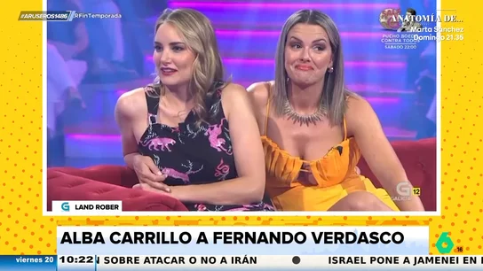 Alba Carrillo, sobre Fernando Verdasco: "Es guapo a rabiar, pero luego a ver de qué hablas con él cuando ya te lo has tirado" Alba Carrillo, sobre Fernando Verdasco: "Es guapo a rabiar, pero luego a ver de qué hablas con él cuando ya te lo has tirado"