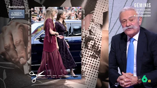 Pedro Mansilla sentencia los 'looks' de la princesa Leonor y la infanta Sofía en los Princesa de Asturias: "Iban un poco disparatadas" Pedro Mansilla analiza en este vídeo los 'looks' impecables de Felipe VI y Letizia en los Princesa de Asturias y los de la princesa Leonor y la infanta Sofía que, según él, les hacían "muy mayores".