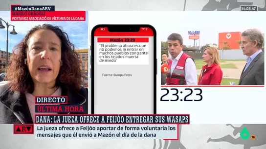 Mariló Gradolí, portavoz de la Associació de Víctimes de la DANA: "No solo nos mintió Mazón, el PP le cubrió un año" Mariló Gradolí, portavoz de la Associació de Víctimes de la DANA: "No solo nos mintió Mazón, el PP le cubrió un año"