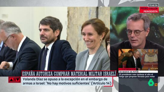 Pedro Vall&iacute;n, tras oponerse Yolanda D&iacute;az a la excepci&oacute;n en el embargo de armas a Israel: "Sumar confunde lo bueno con lo mejor"