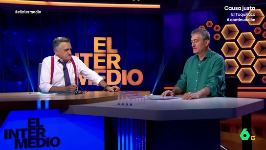 El Gran Wyoming, tras el análisis de Guillermo Fesser sobre Donald Trump: "Ha ido a la misma escuela de idiomas que Rajoy" El Gran Wyoming, tras el análisis de Guillermo Fesser sobre Donald Trump: "Ha ido a la misma escuela de idiomas que Rajoy"
