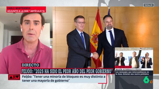 Montesinos: "Feij&oacute;o no quiere a Vox en el Gobierno pero dice a sus barones que le ofrezcan entrar en los auton&oacute;micos"