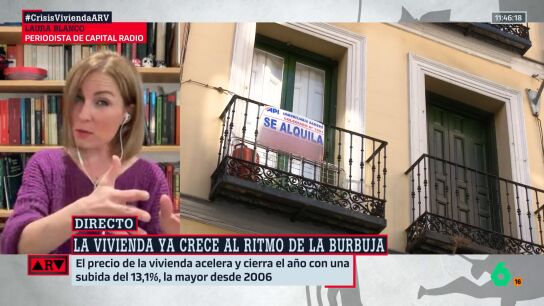 Laura Blanco alerta de que se avecina un 2026 "tenso" para la vivienda: "Se comenta en los mercados financieros que podr&iacute;a subir el tipo de inter&eacute;s"