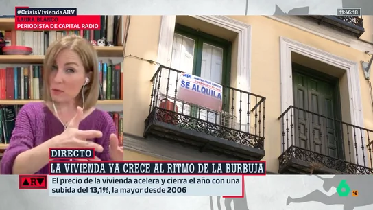 Laura Blanco alerta de que se avecina un 2026 "tenso" para la vivienda: "Se comenta en los mercados financieros que podría subir el tipo de interés" Laura Blanco alerta de que se avecina un 2026 "tenso" para la vivienda: "Se comenta en los mercados financieros que podría subir el tipo de interés"