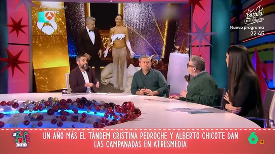 Dani Mateo, a Pedroche y Chicote: "Yo voy un día antes, ¿queréis que les queme las guirnaldas a los otros decorados?" Dani Mateo, a Pedroche y Chicote: "Yo voy un día antes, ¿queréis que les queme las guirnaldas a los otros decorados?"