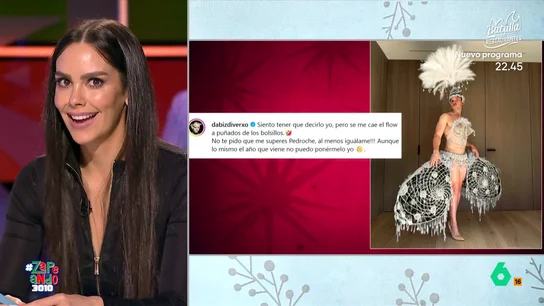 La reacción de Cristina Pedroche al ver a Dabid Muñoz con su vestido de las Campanadas del año pasado: "¡Está increíble!" La reacción de Cristina Pedroche al ver a Dabid Muñoz con su vestido de las Campanadas del año pasado: "¡Está increíble!"