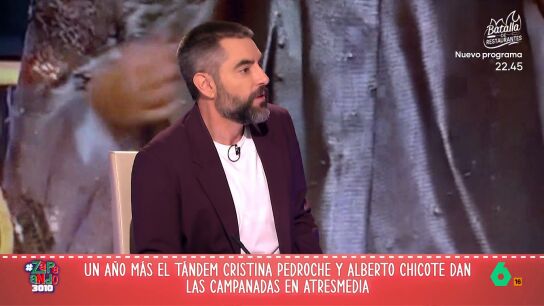 Dani Mateo, sobre el fr&iacute;o en la Puerta del Sol: "Todos los a&ntilde;os he dado las Campanadas con los pezones duros"