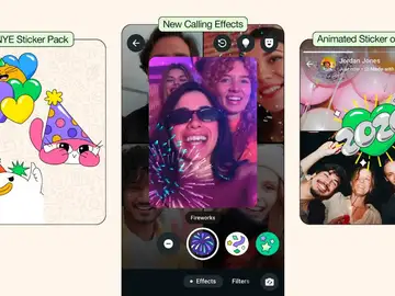 WhatsApp sorprende con un aluvión de funciones para felicitar el Año Nuevo WhatsApp sorprende con un aluvión de funciones para felicitar el Año Nuevo