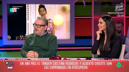 Chicote, sobre el vestido de Pedroche para estas Campanadas: "Este a&ntilde;o no puede girarse bien"