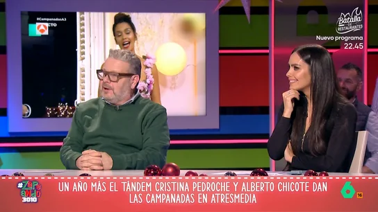 Chicote, sobre el vestido de Pedroche para estas Campanadas: "Este año no puede girarse bien" Chicote, sobre el vestido de Pedroche para estas Campanadas: "Este año no puede girarse bien"