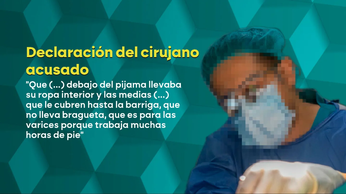 El cirujano acusado de violar a una paciente se defiende con excusas denigrantes: "Debajo del pijama llevaba su ropa interior y medias" El cirujano acusado de violar a una paciente se defiende con excusas denigrantes: "Debajo del pijama llevaba su ropa interior y medias"