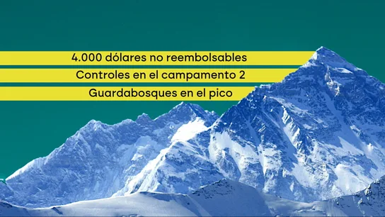 Grafismo de las nuevas medidas presentadas por el Gobierno de Nepal para evitar que el Everest sea un vertedero Grafismo de las nuevas medidas presentadas por el Gobierno de Nepal para evitar que el Everest sea un vertedero
