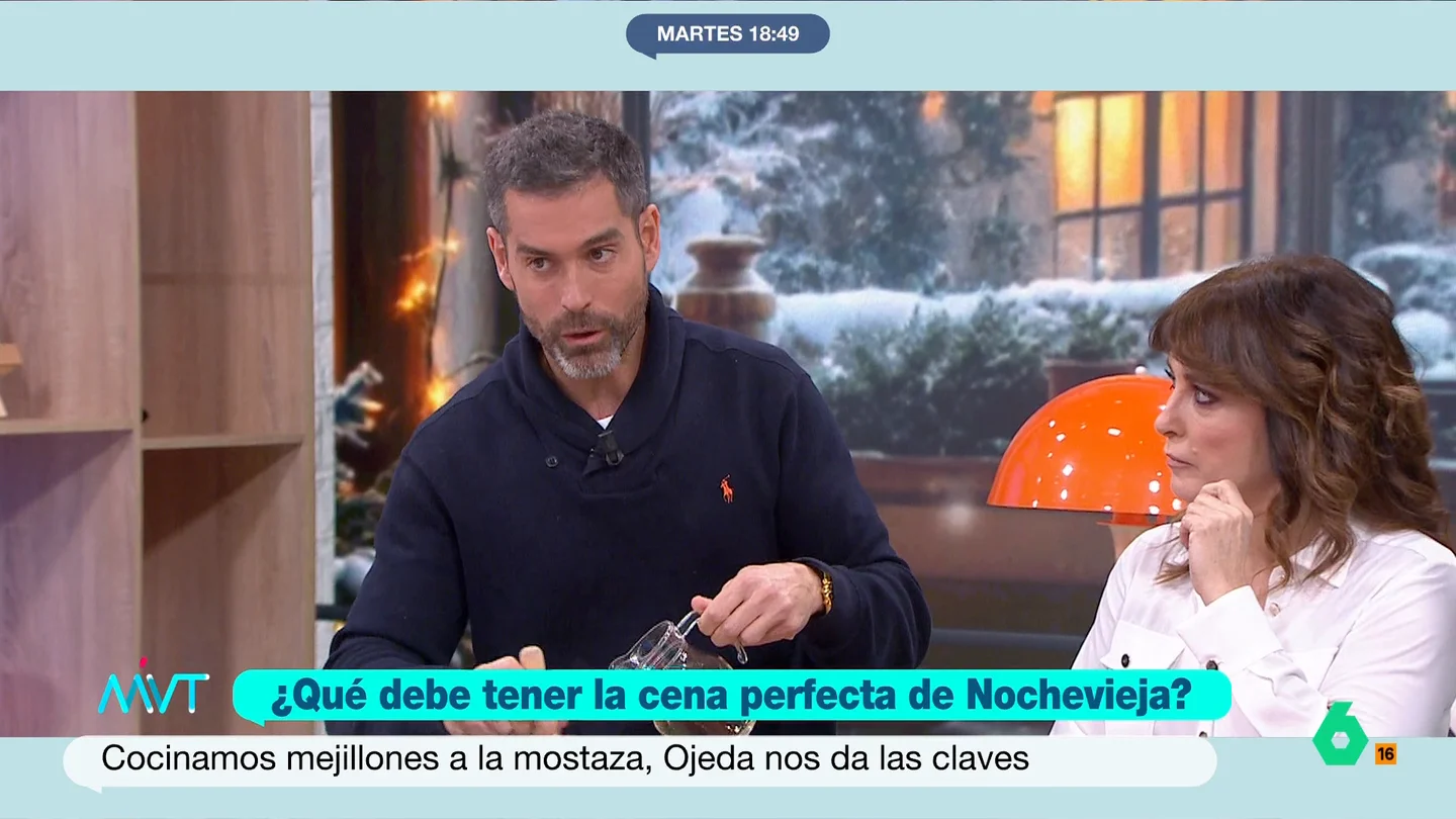 Comer poco durante el día, ese es "el gran fallo" que cometemos en Nochevieja, según Pablo Ojeda Comer poco durante el día, ese es "el gran fallo" que cometemos en Nochevieja, según Pablo Ojeda