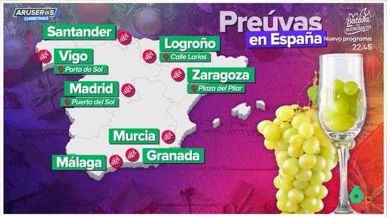 Dónde se celebran hoy las preúvas: las ciudades españolas que este 30 de diciembre darán las Campanadas para los más impacientes Dónde se celebran hoy las preúvas: las ciudades españolas que este 30 de diciembre darán las Campanadas para los más impacientes